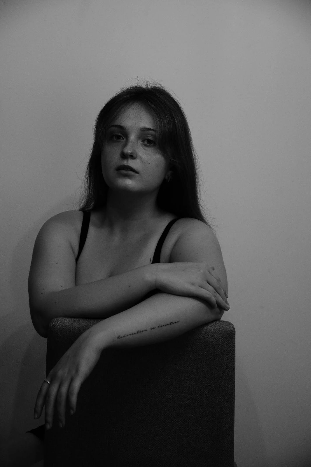 The photo which shows the girl